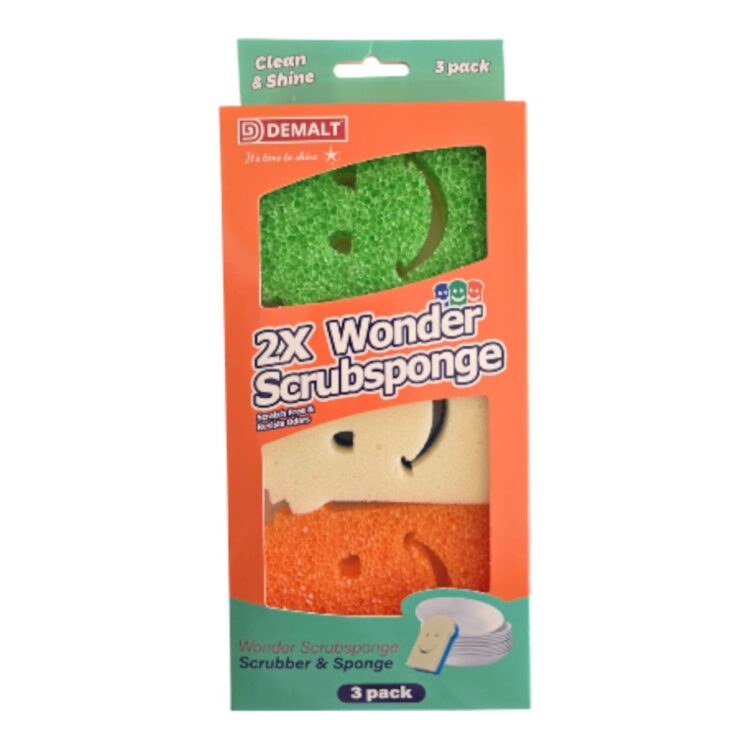 Sfungjer Wonder Scrub 2 face - 3 cp