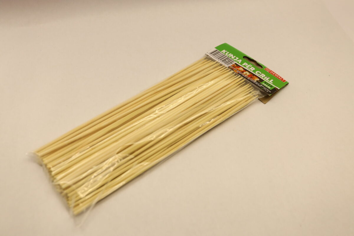 Shkopinj për grillë prej bambuje