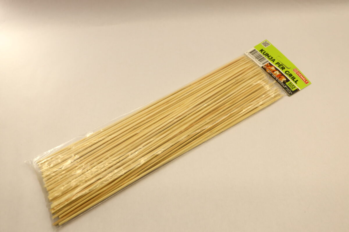 Shkopinj për grillë prej bambuje