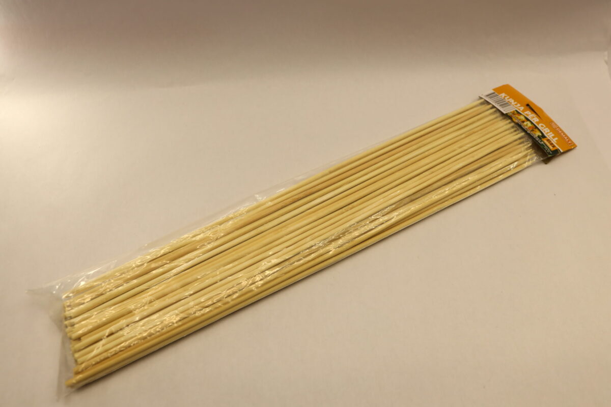 Shkopinj për grillë prej bambuje